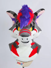 Punk Cyber Wolf Toony Fursuit Head - Fuwa Fursuit