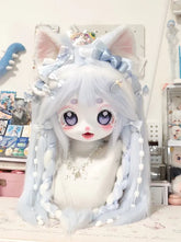 Sweet Blue Lolita Cat Kigurumi Head Fursuit