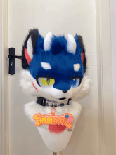 Heterochromia Dragon Dog Kemono Head Fursuit