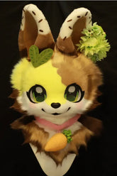 Carrot Bunny Kemono Head Fursuit