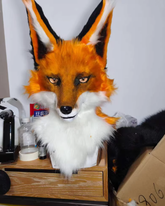 Realistic Red Fox Head Fursuit