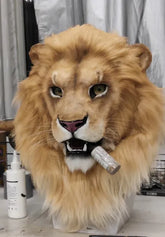 Realistic African Lion Head Fursuit