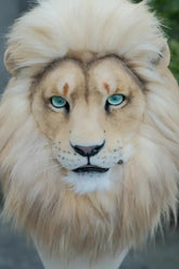 Realistic brown lion Head Fursuit