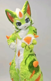 Vibrant Forest Dragon Kemono Fullsuit Fursuit - Fuwa Fursuit