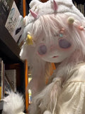 Sweet Pink Lamb Kig Fursuit Head