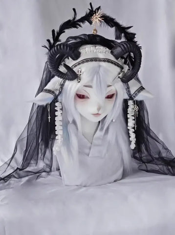 Dark Fallen Priestess Kigurumi Head - Fuwa Fursuit