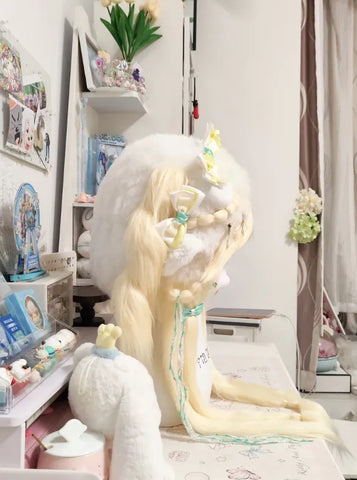 Lemon Sheep Girl Kigurumi Head Fursuit