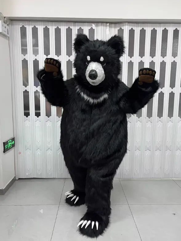 Realistic Black Bear Full Fursuit