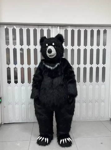 Realistic Black Bear Full Fursuit