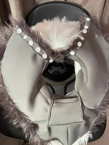 Lazy Smiling Cat Kemono Head Fursuit