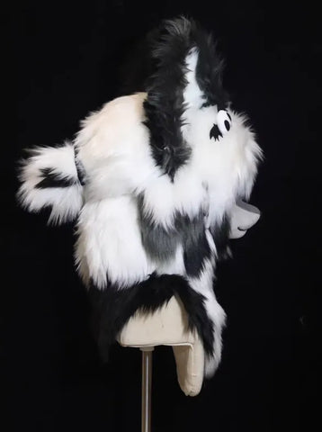 Gothic Panda Kigurumi Head Fursuit