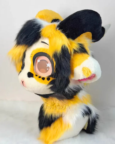 Dreamy Heterochromia Sheep Kemono Partial Fursuit