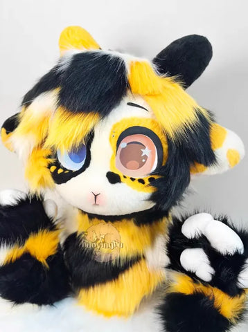 Dreamy Heterochromia Sheep Kemono Partial Fursuit