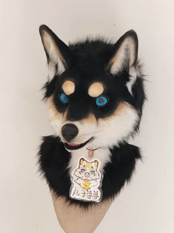 Realistic Shiba Inu Dog Head Fursuit
