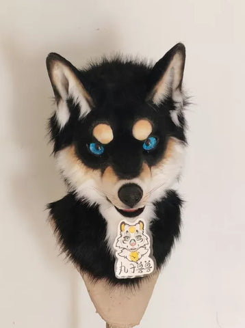 Realistic Shiba Inu Dog Head Fursuit