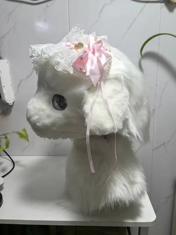 Realistic Lolita Lamb Head Fursuit