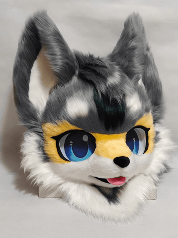 Blue Eyes Husky Kemono Head Fursuit