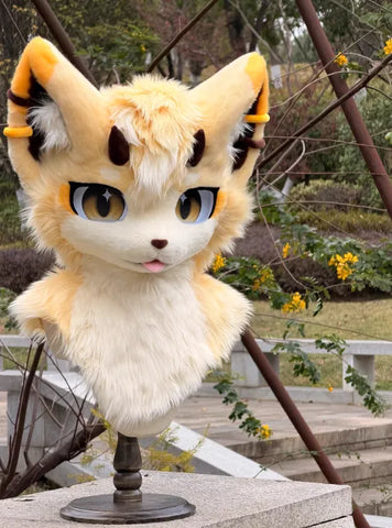 Honey Cat Kemono Head Fursuit