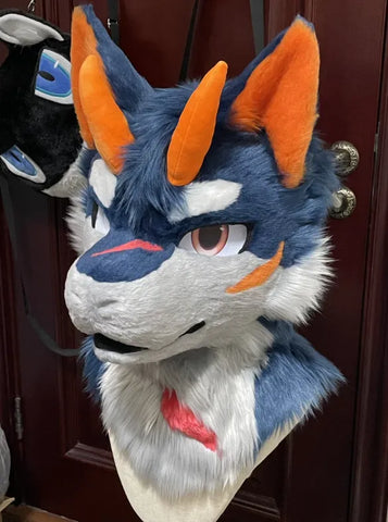 Scar Dragon Toony Head Fursuit