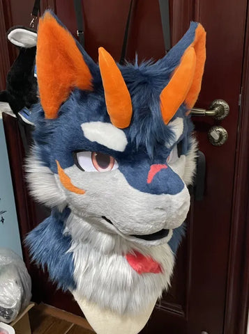Scar Dragon Toony Head Fursuit
