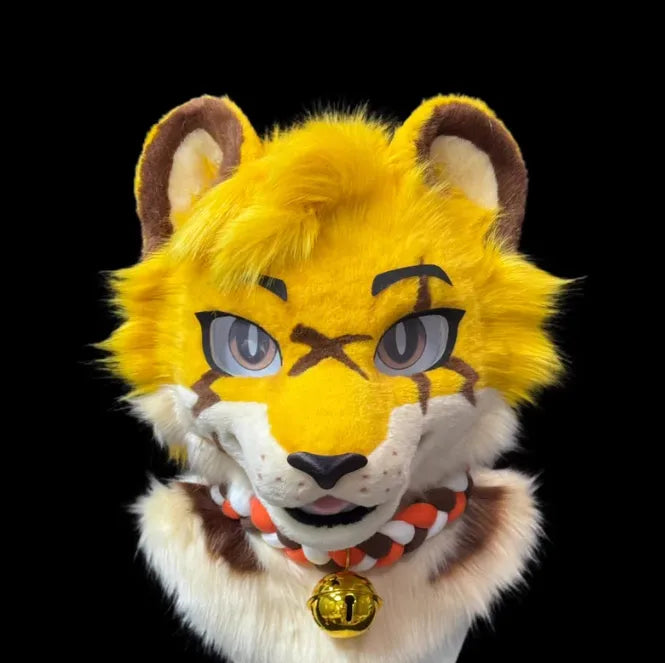 Scar Yellow Tiger Toony Head Fursuit