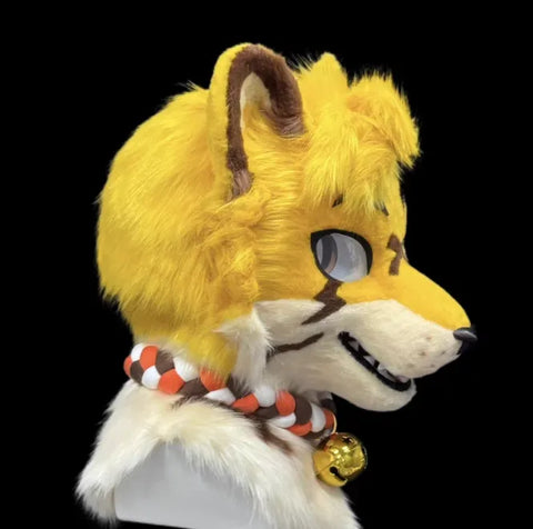 Scar Yellow Tiger Toony Head Fursuit