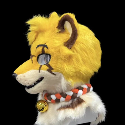 Scar Yellow Tiger Toony Head Fursuit
