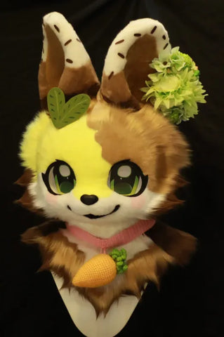 Carrot Bunny Kemono Head Fursuit