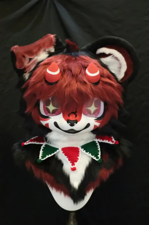 Christmas Devil Kigurumi Head Fursuit