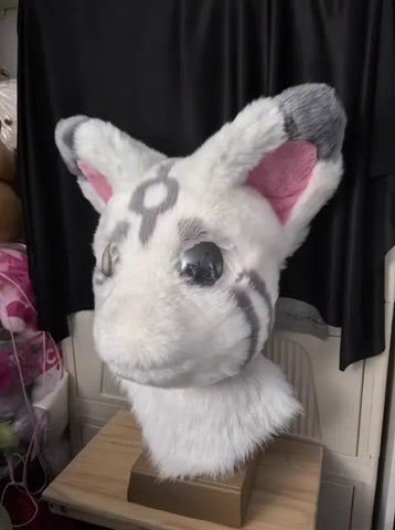 Mysterious White Spirit Kemono Partial Fursuit