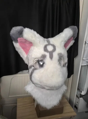 Mysterious White Spirit Kemono Partial Fursuit