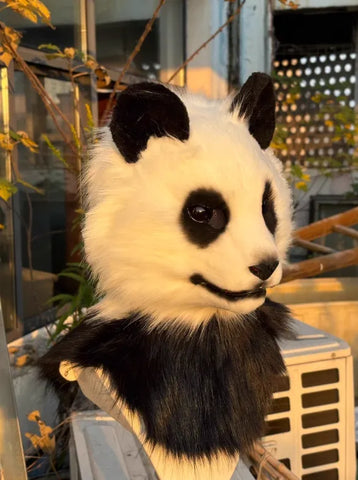 Realistic Panda Bear Head Fursuit