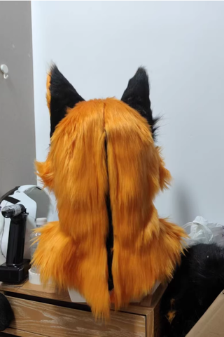 Realistic Red Fox Head Fursuit