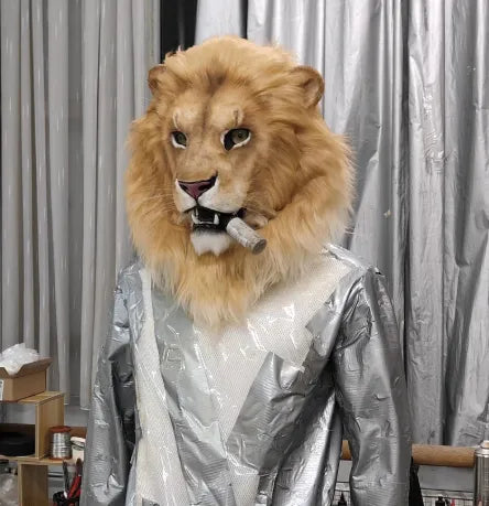Realistic African Lion Head Fursuit