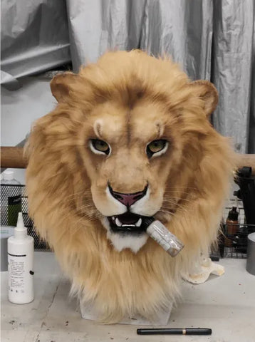 Realistic African Lion Head Fursuit