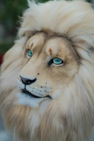 Realistic brown lion Head Fursuit
