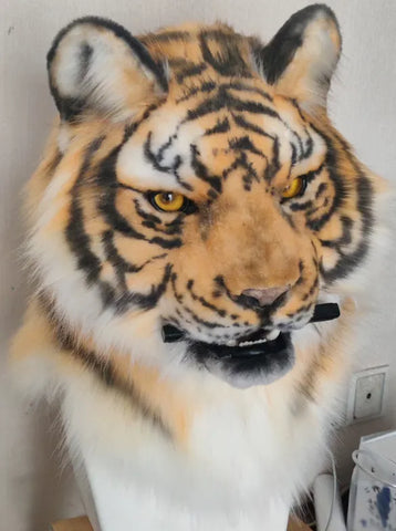 Realistic Bengal Tiger Head Fursuit