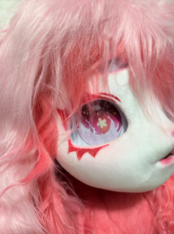 Pink Dreamy Cat Girl Kigurumi Partial Fursuit