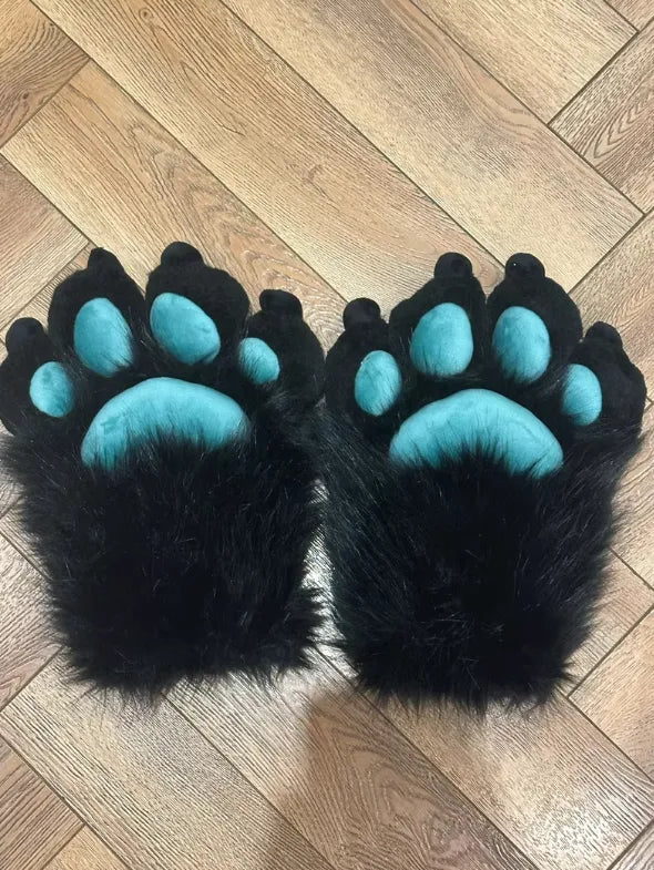 Mint Shadow Kitten Kemono Fursuit Head - Fuwa Fursuit